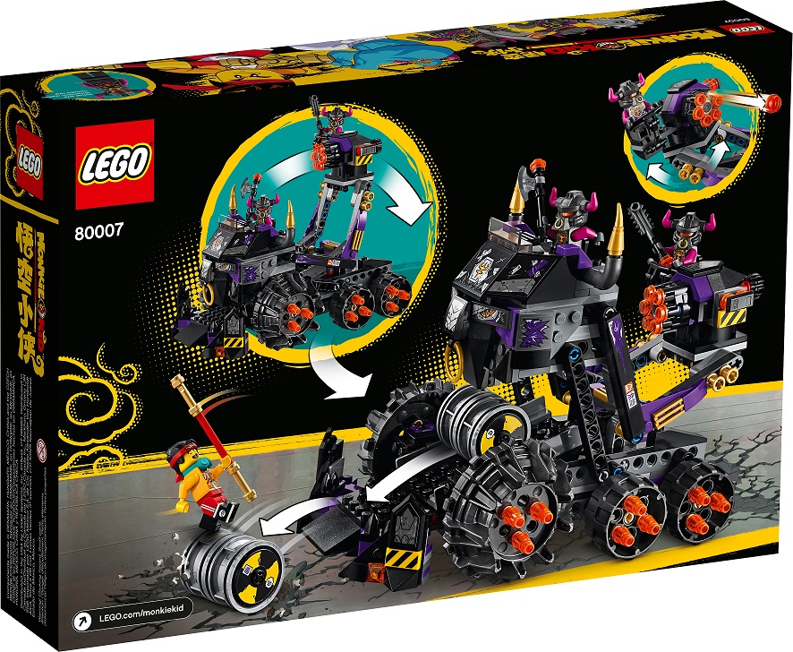 LEGO Monkie Kid 80007 - Xe Tăng Sừng Bò