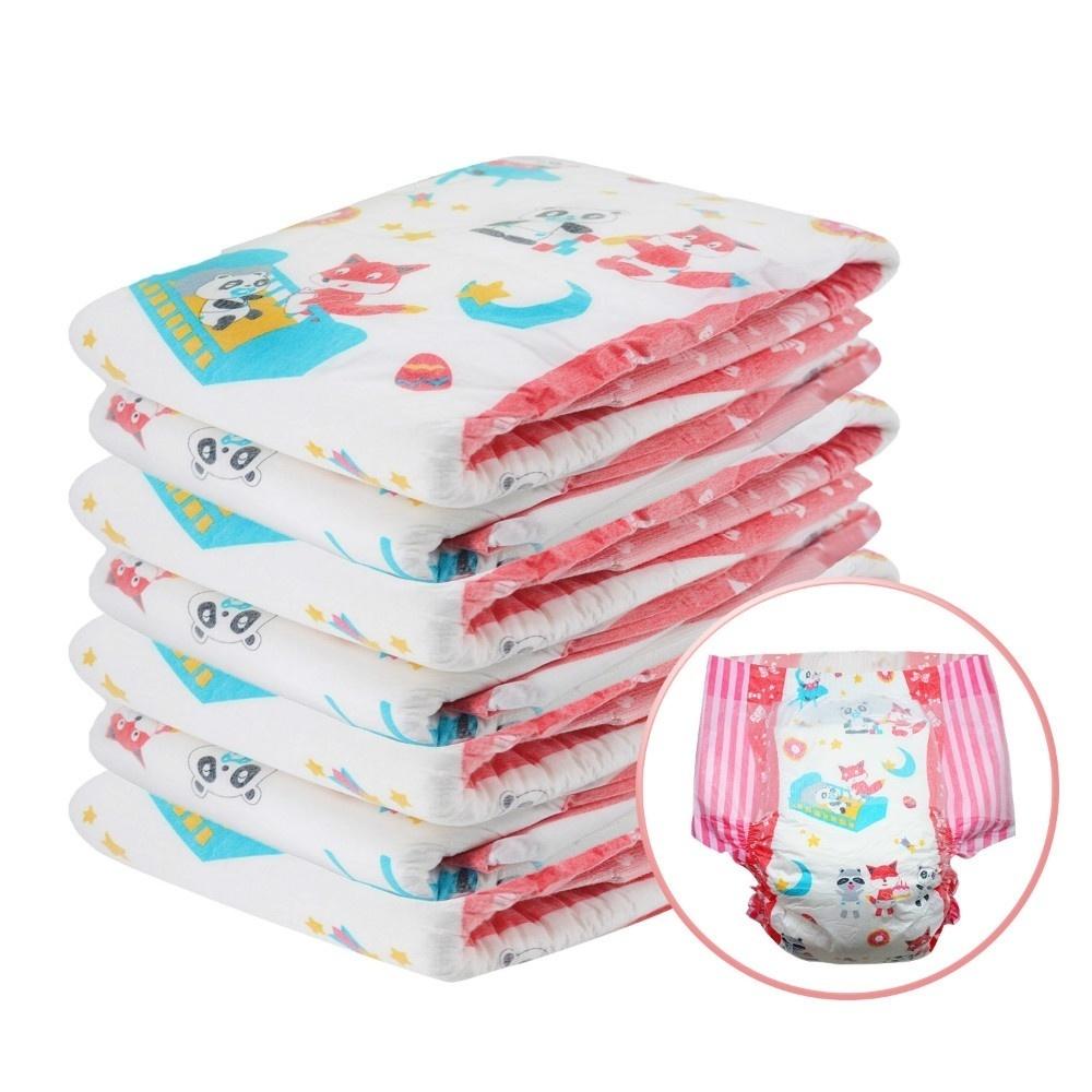 Miếng Tã Quần Tã Người Yêu In Hình Họa Tiết Lưng Thun Tã Ddlg Tã Cho Bé Khả Năng Hấp Thụ Cao 6000ML