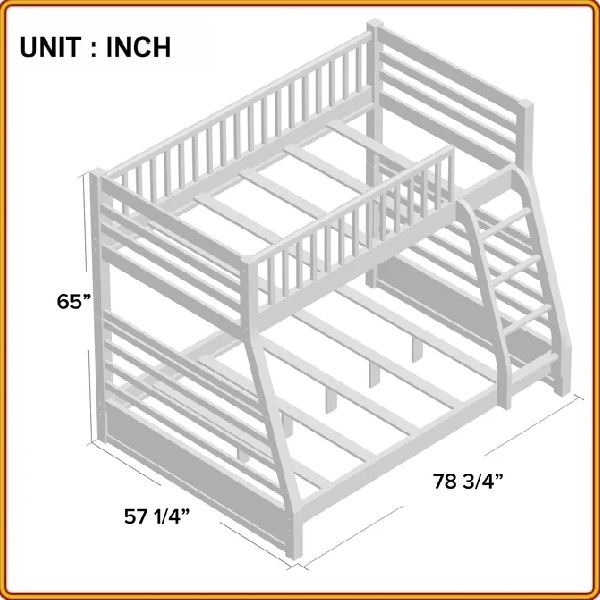 Giường tầng Juno Sofa 1m /1m4 cầu thang cố định phải màu lựa chọn