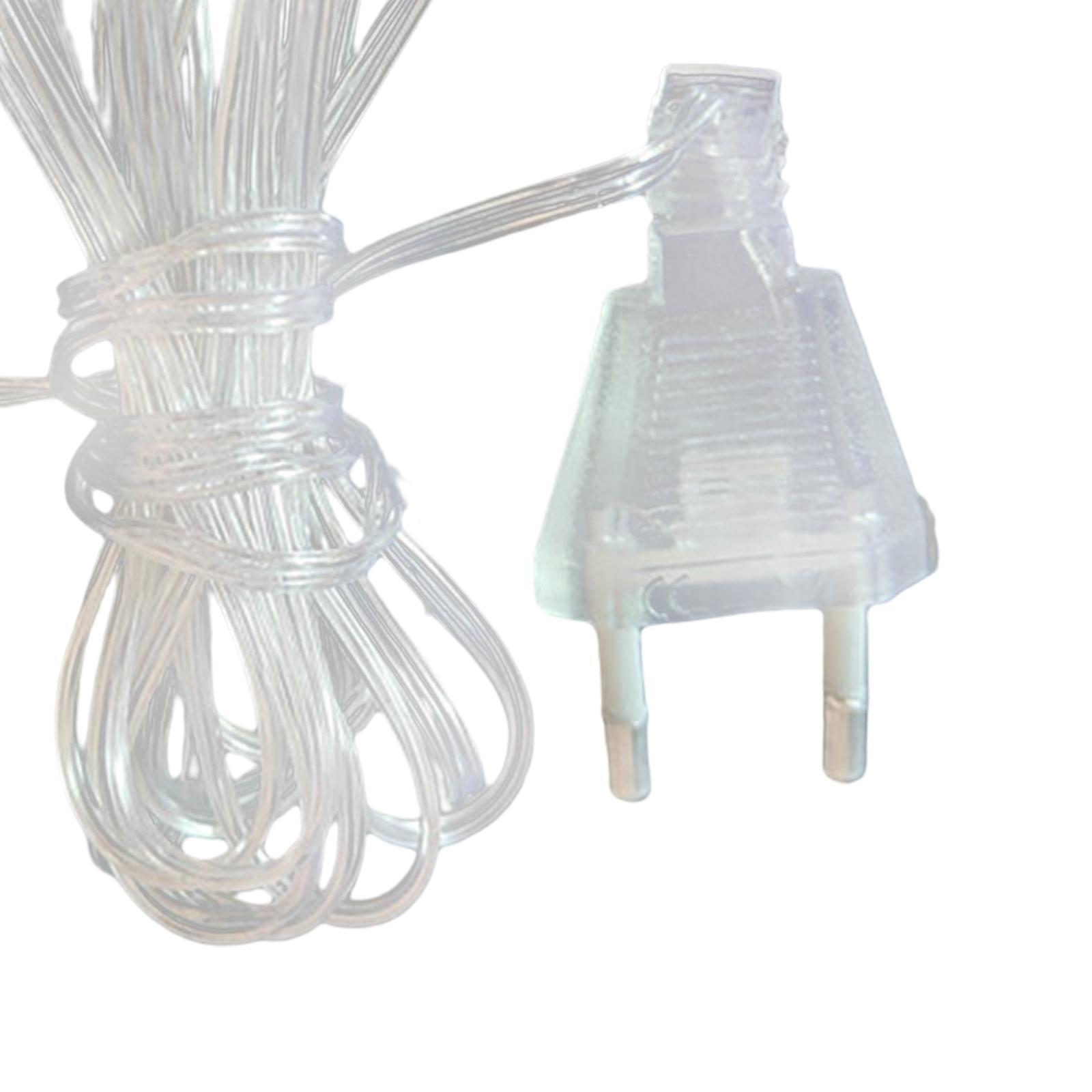 LED Light Power Extension Cord Extension Cable Plug Connector for Holiday