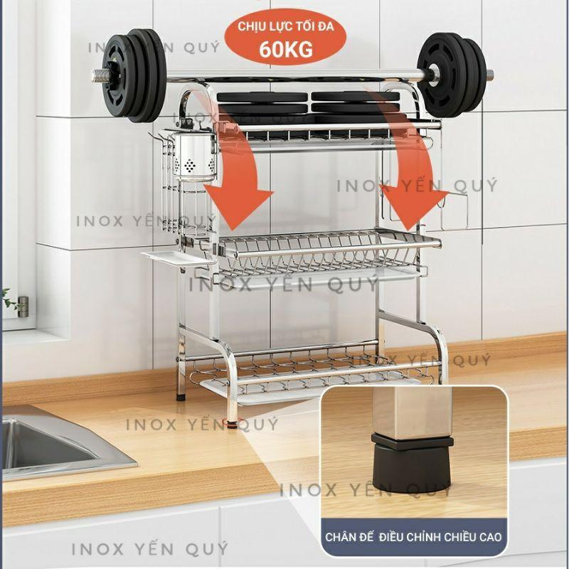Kệ bát đĩa inox 304