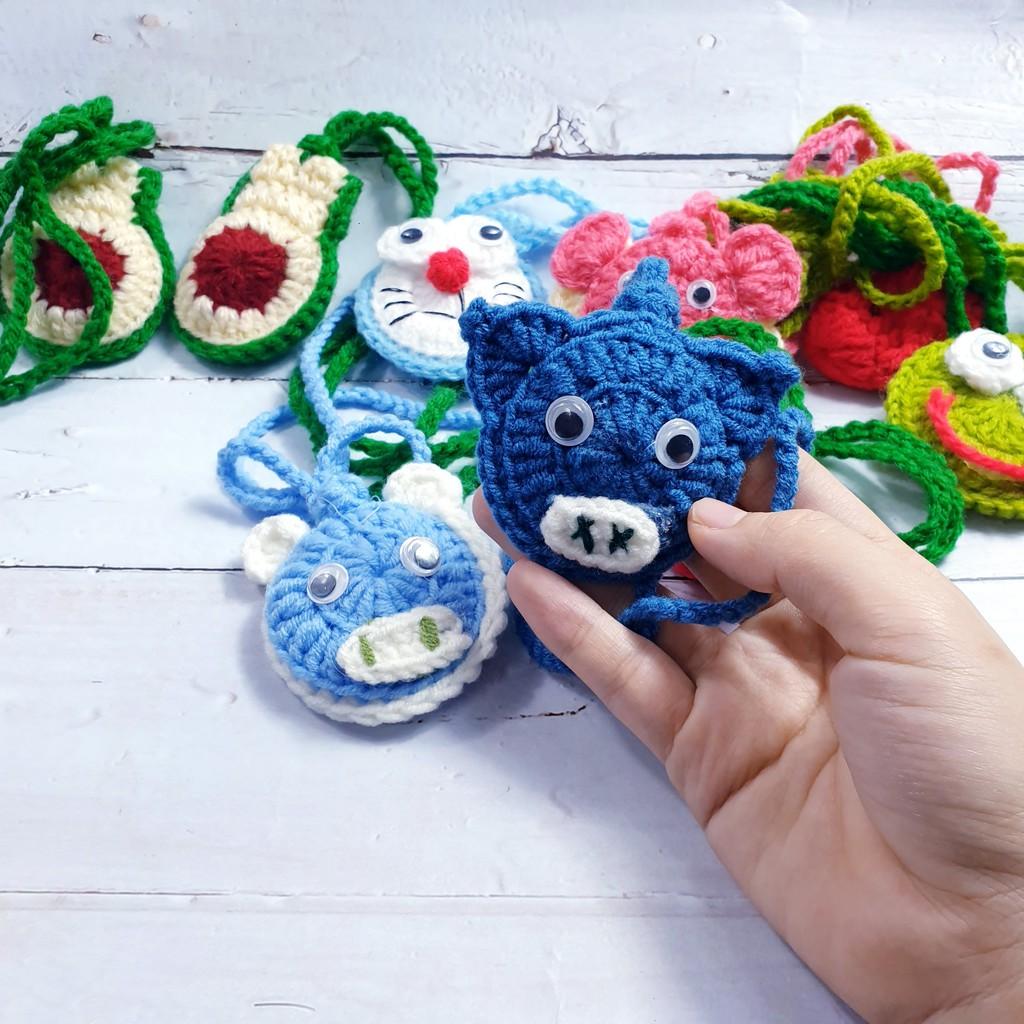 Túi đựng tỏi cho bé - Túi len handmade cho bé yêu