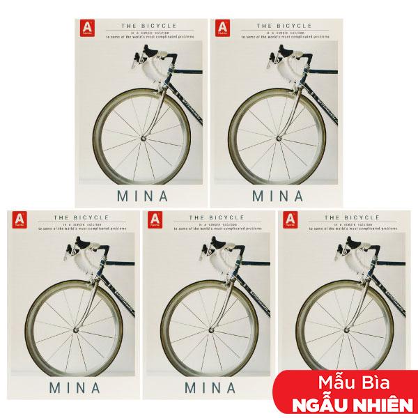Combo 5 Tập Sinh Viên 4 Ly Ngang 96 Trang 80gsm - Thành Đạt - Mina The Bicycle (Mẫu Màu Giao Ngẫu Nhiên)