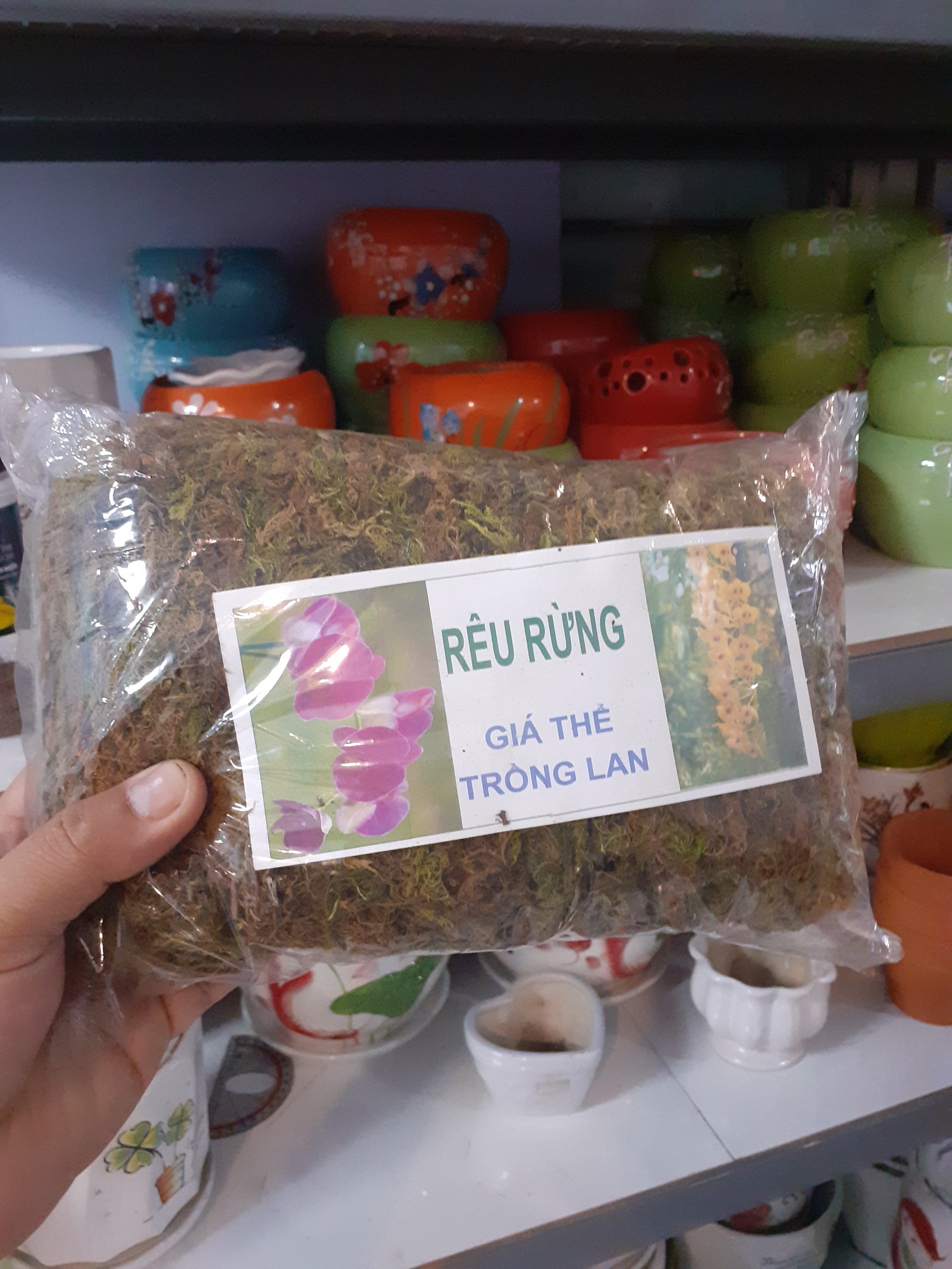 Gói Rêu rừng – giá thể trồng lan
