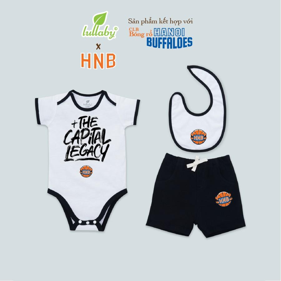 Lullaby x HNB - NHB02 Set body vai chồm + quần đùi + yếm - BỘ SƯU TẬP DÀNH CHO CÁC VẬN ĐỘNG VIÊN NHÍ TƯƠNG LAI