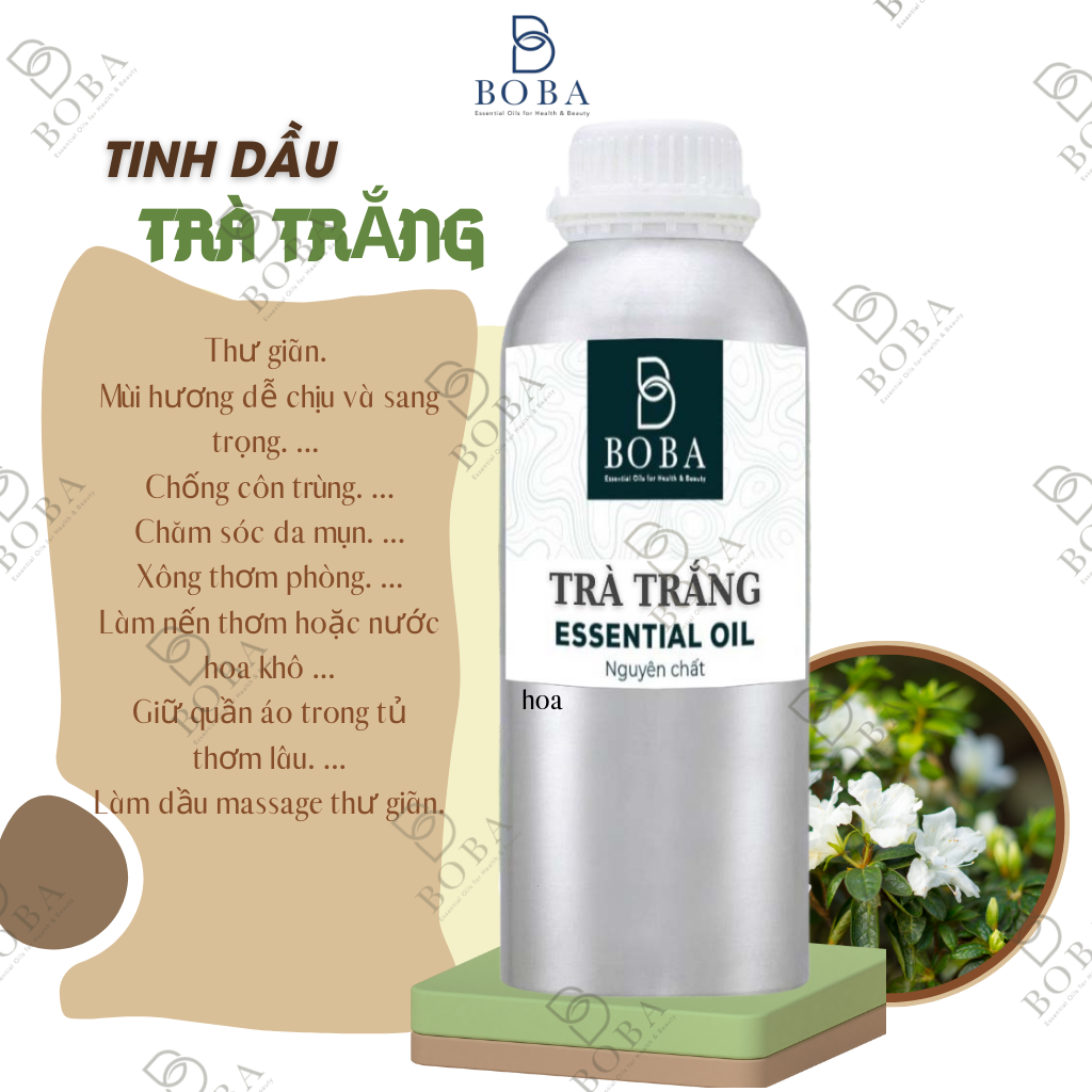 (HCM) Tinh Dầu Lít Nhập Ấn Khuếch Tán Hương Thơm, Xông Phòng, Thư Giãn, Kiếm Soát Mùi - BOBA NATURALS