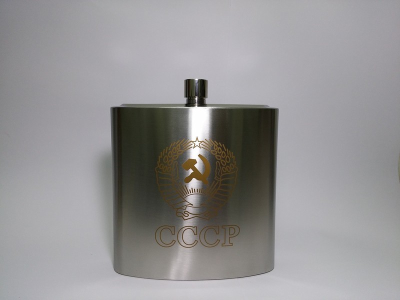 Bình inox in hình CCCP cao cấp 3.2 lít , loại dày 0.6 ly - 108oz cao cấp