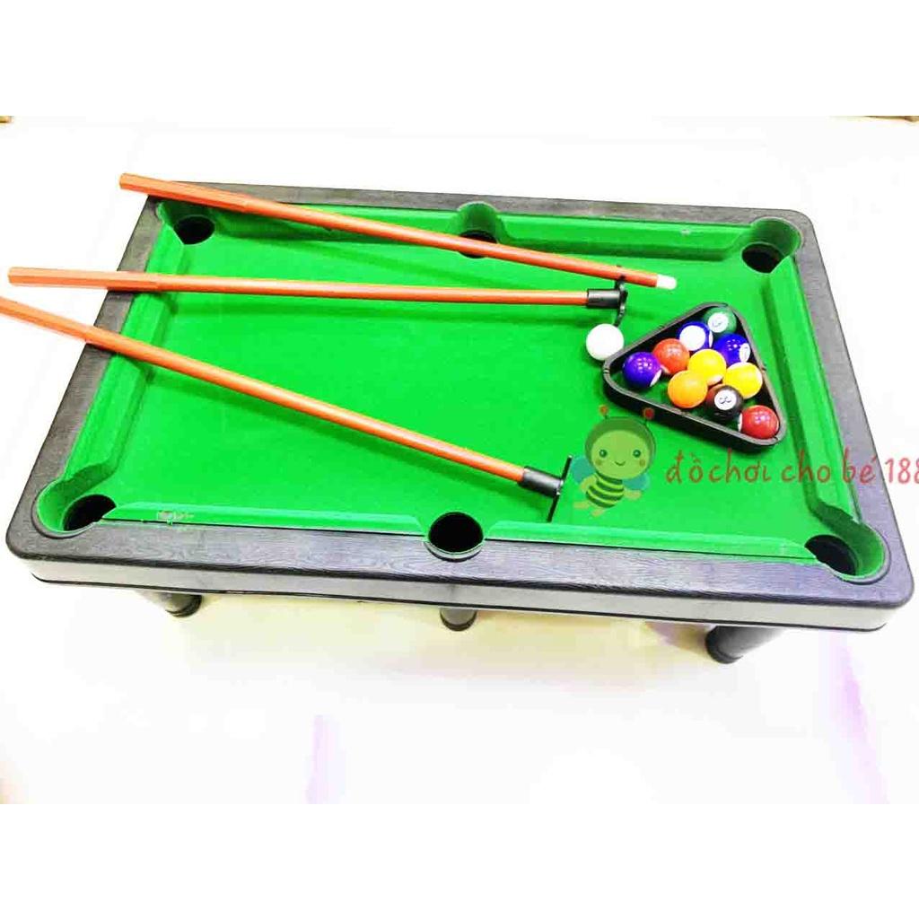 Bộ bàn bida mini Bàn billiards snooker mini đồ chơi giải trí dành cho bé