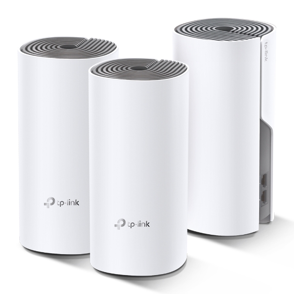 Hệ thống Wi-Fi Mesh TP-Link Deco E4 Cho Gia Đình AC1200 (3 Packs) - Hàng chính hãng