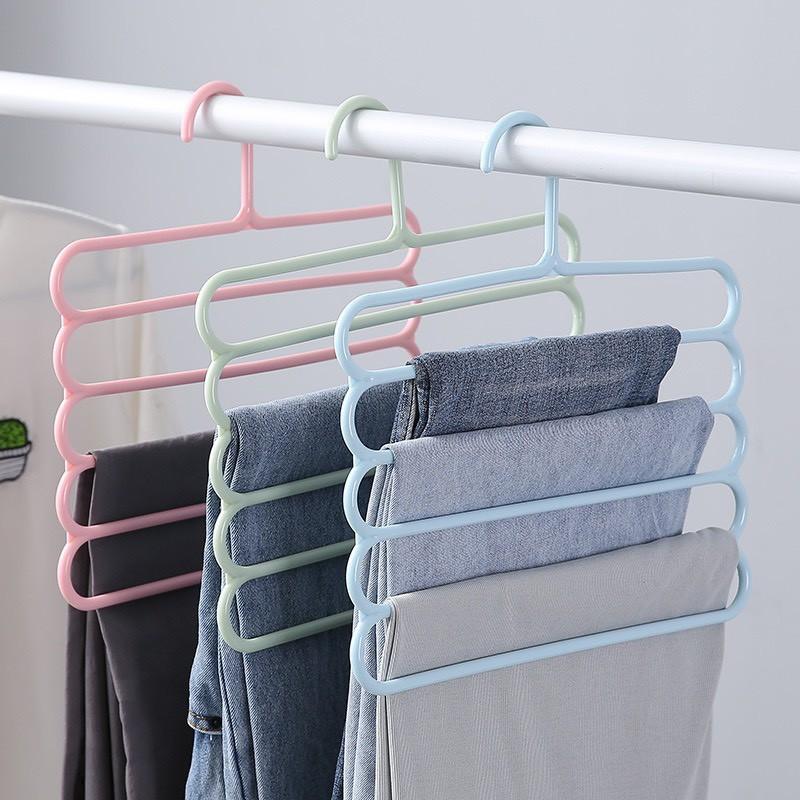 GIÁ SỈ Móc Treo Quần Áo Đa Năng Nhiều Tầng Bằng Nhựa 88203 Sỉ Lẻ Gia Dụng 88