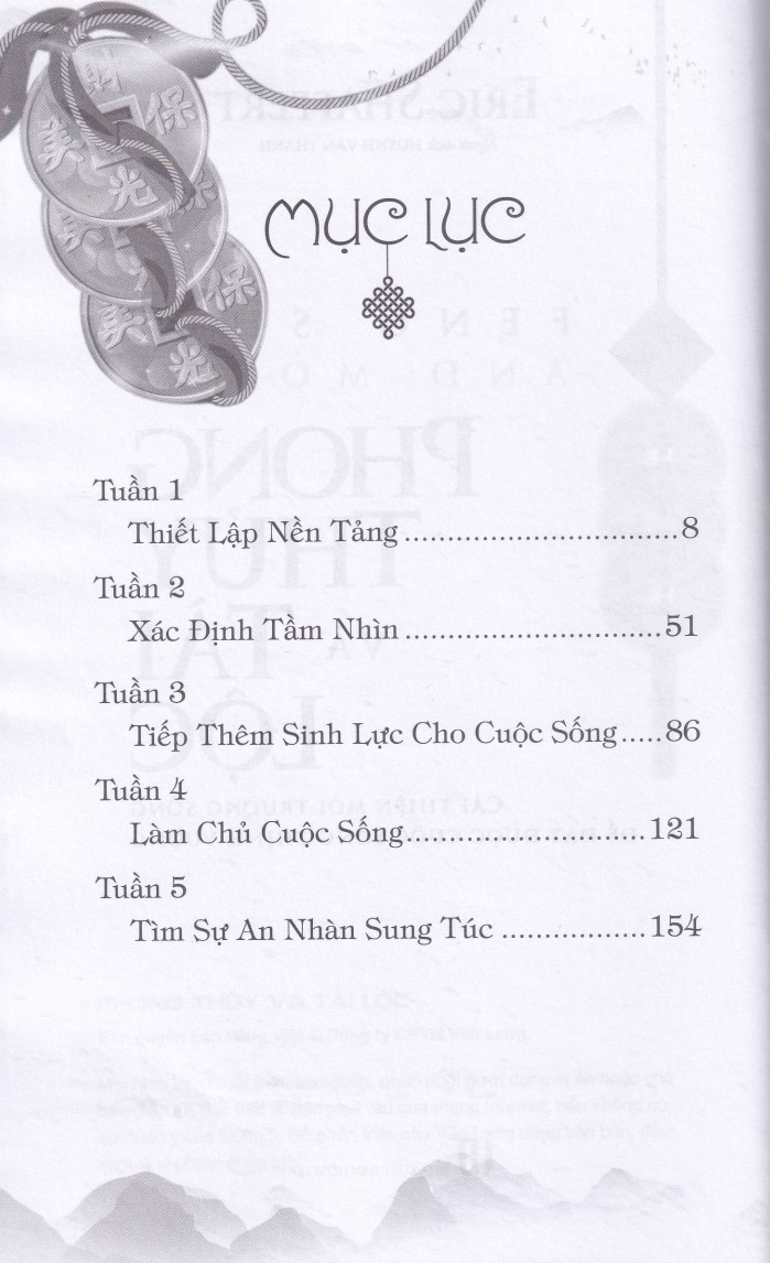 PHONG THỦY VÀ TÀI LỘC - Eric Shaffert