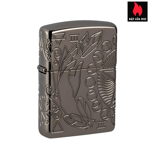 Bật Lửa Zippo 49689 – Zippo Wicca Design Armor Black Ice