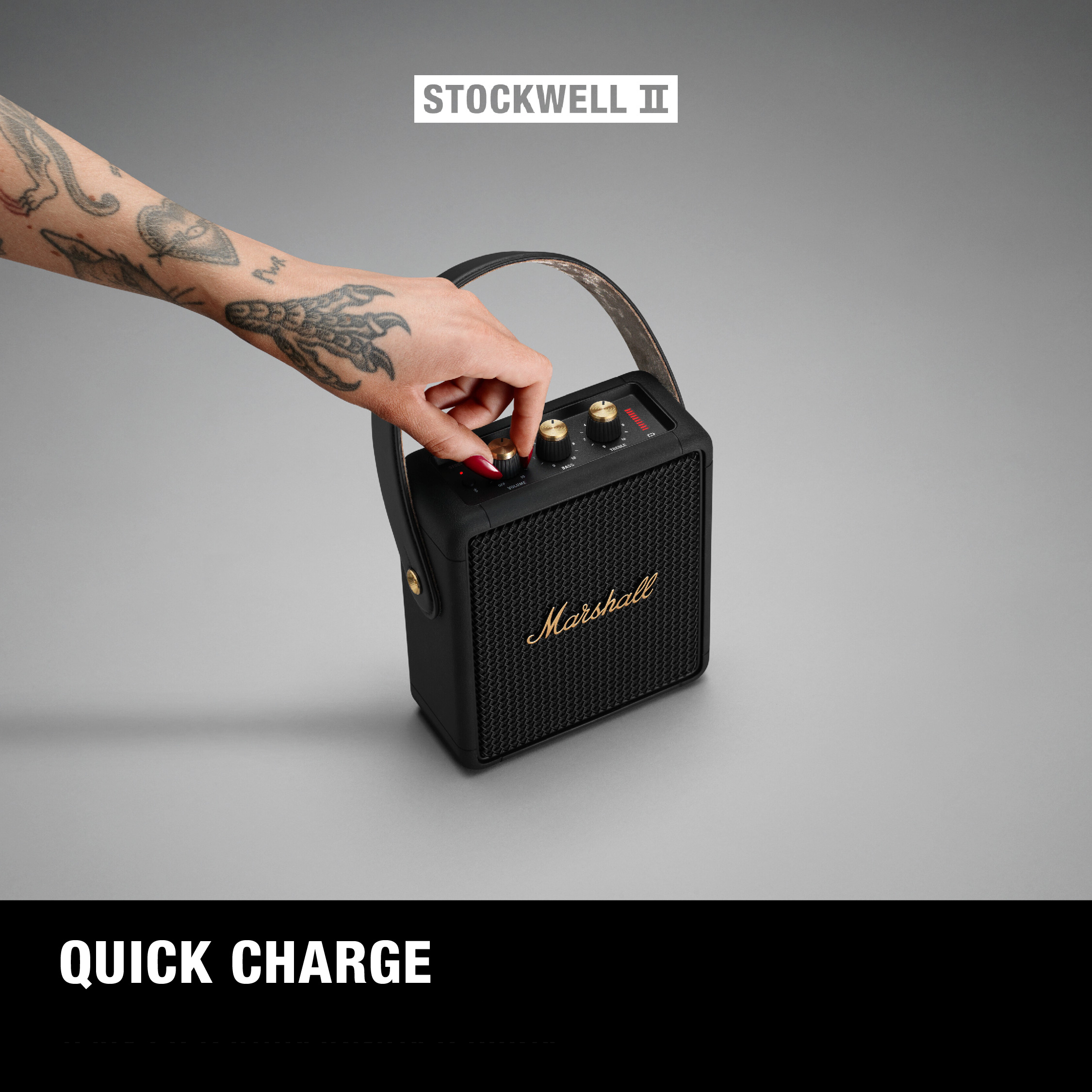 Loa Marshall STOCKWELL II Portable + 20 hours battery life - Hàng chính hãng