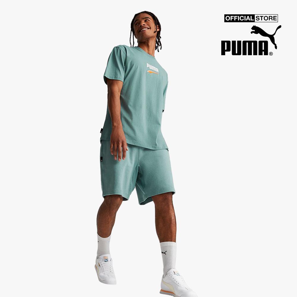 PUMA - Quần shorts tập luyện nam lưng thun Downtown538251