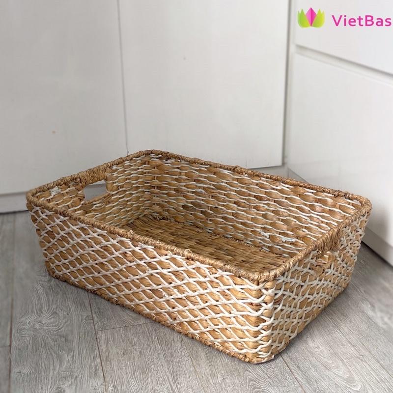 Khay lục bình VIETBAS hình chữ nhật MAU20