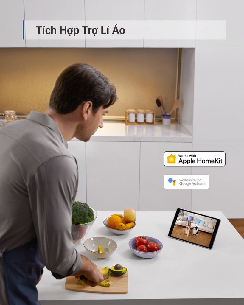 Camera Eufy Security Indoor Cam 2K Công nghệ AI Âm thanh 2 chiều - Hàng Chính Hãng
