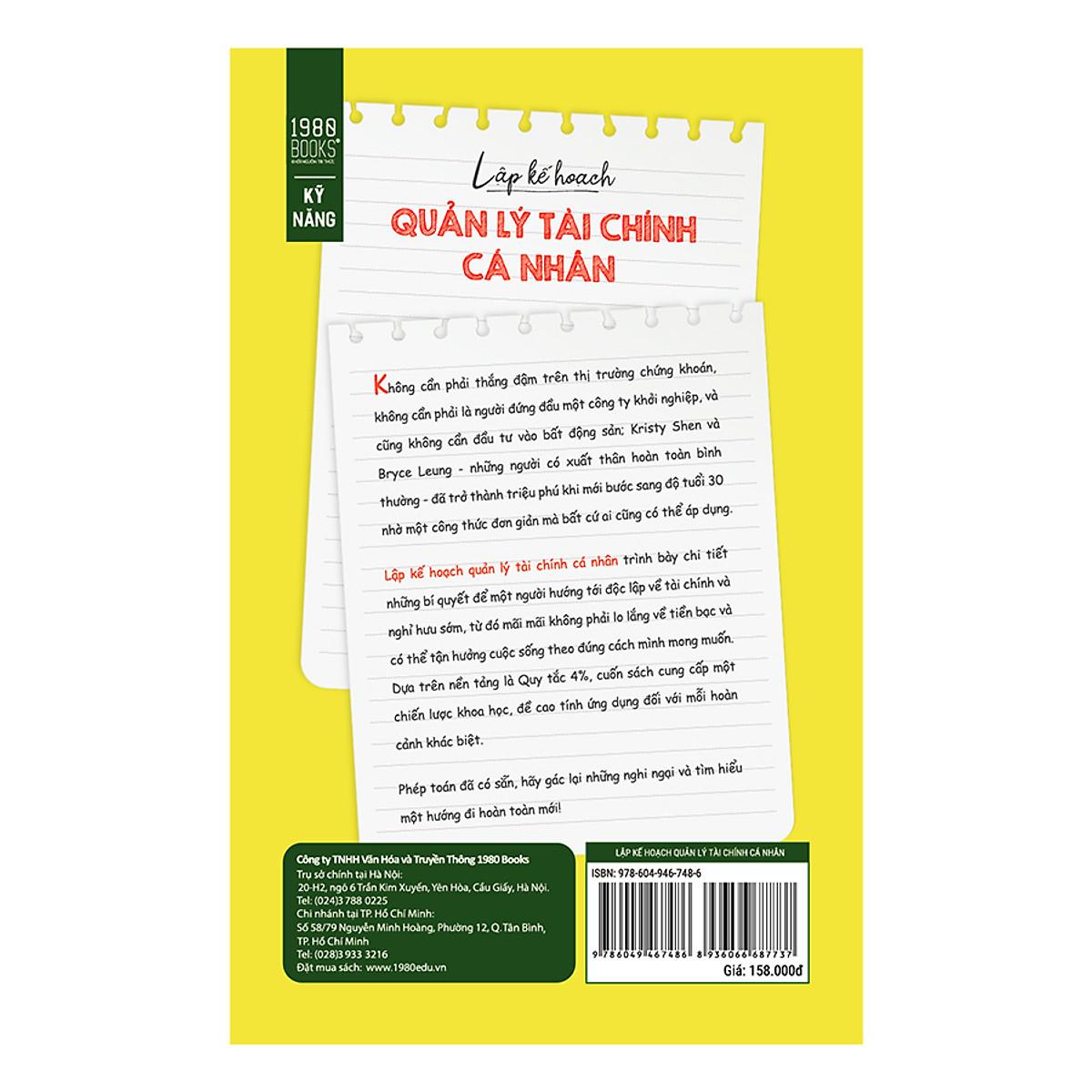 Lập Kế Hoạch Quản Lý Tài Chính Cá Nhân - Bản Quyền