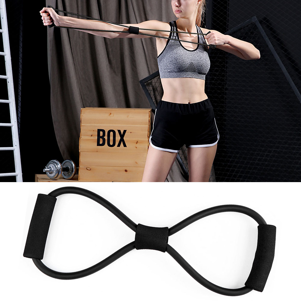 Bộ 5 dụng cụ tập gym tại nhà gồm con lăn tập cơ bụng dây nhảy cặp thanh chống đẩy dây kéo sô 8 và thảm