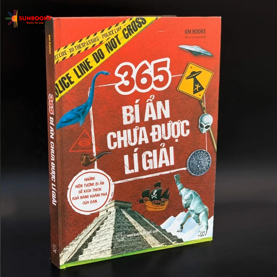 Sách - 365 Bí ẩn Chưa Được Lí Giải - Bìa Cứng - In Màu Toàn Bộ