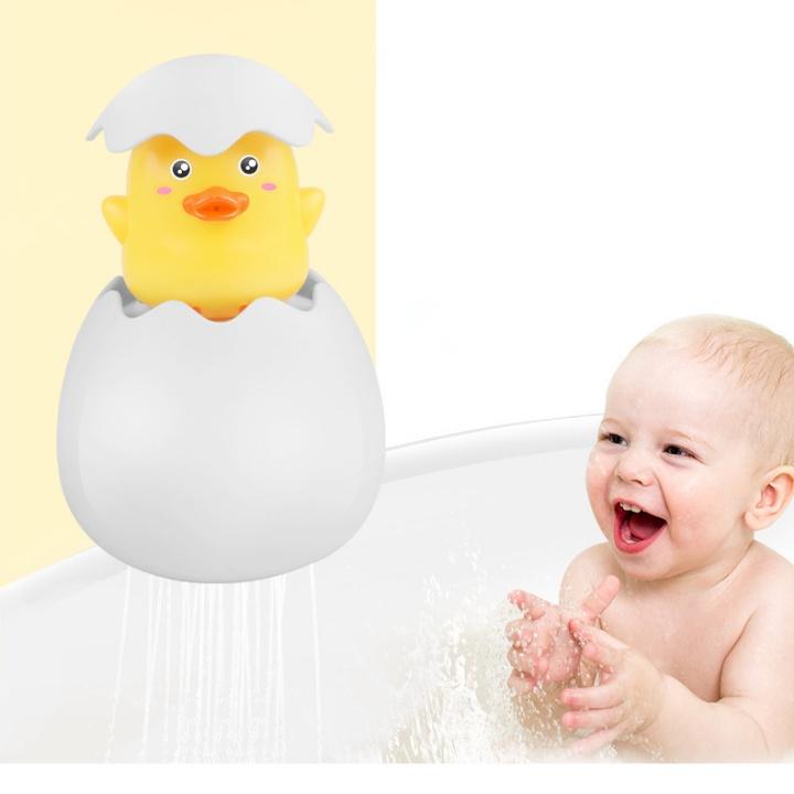 Trứng Vịt Phun Nước - Đồ Chơi Nhà Tắm Dưới Nước thả bồn tắm Cho Bé Thích Thú Vận Động,Vui Chơi Giải Trí