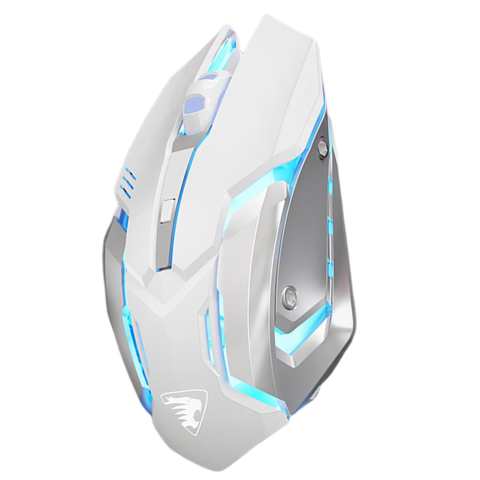G304 2.4G Wireless Mouse PC Rechargeable Mobile Optical Mouse Auto Sleep White