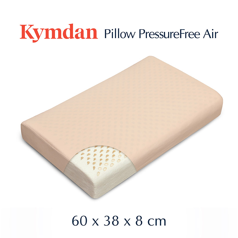 Gối cao su thiên nhiên Kymdan Pillow PressureFree Air 60 x 38 x 8 cm