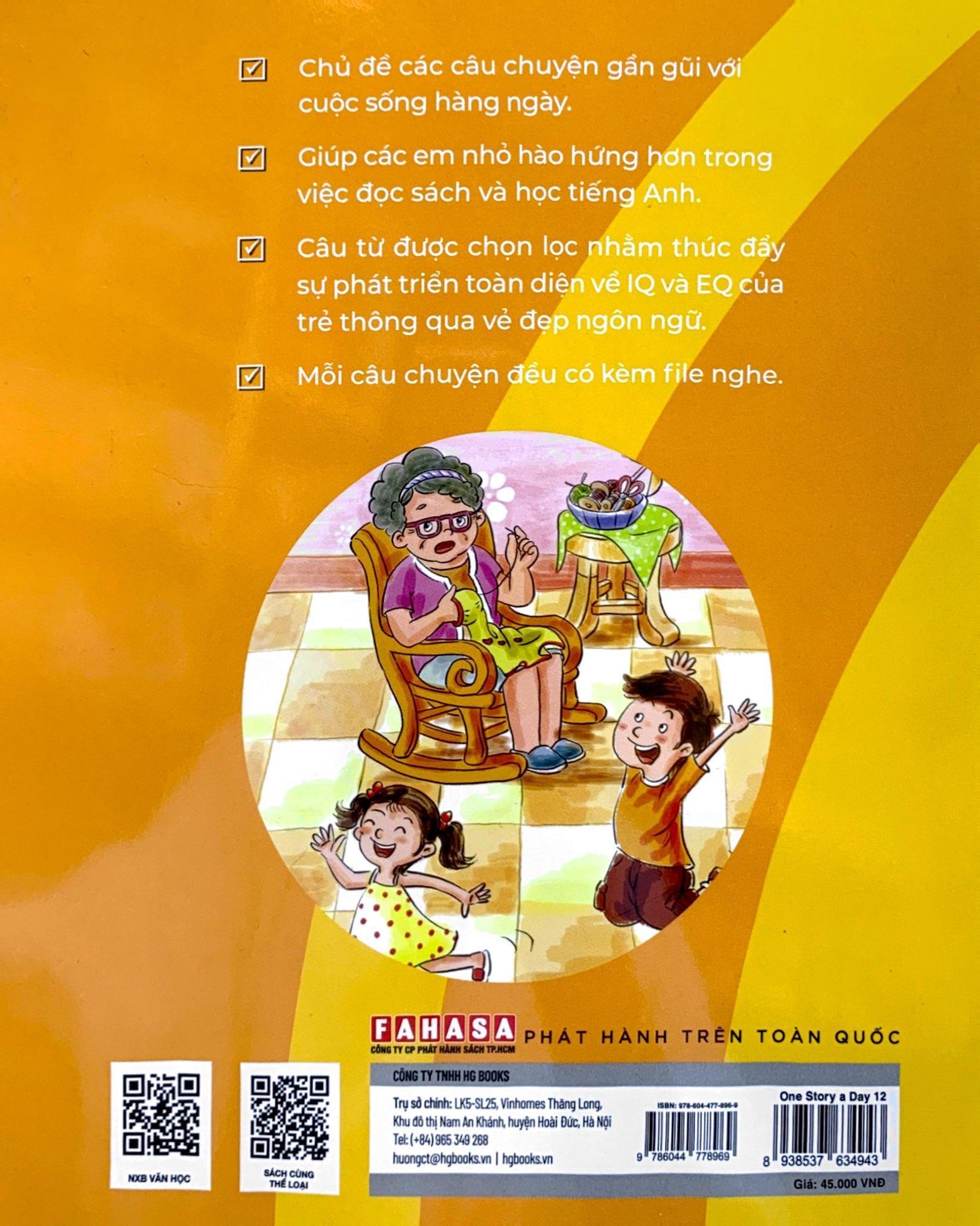 Sách - Sách Mỗi Ngày Một Câu Chuyện - One Story A Day - 365 Câu Chuyện Truyền Cảm Hứng Giáo Dục Hàng Đầu Canada (Trọn Bộ)