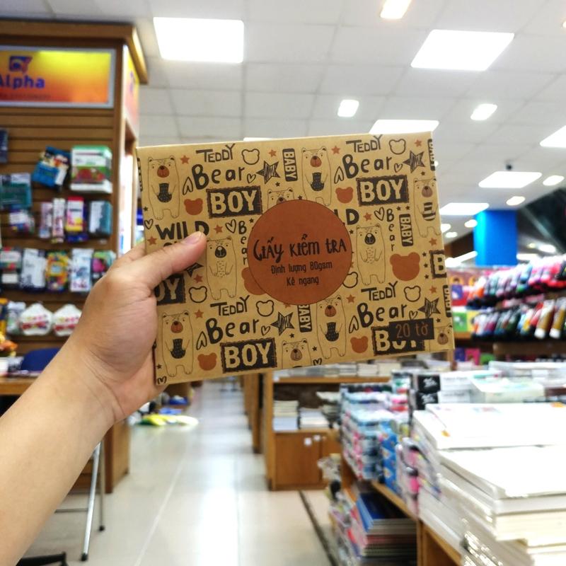 Giấy Kiểm Tra Kẻ Ngang The Sun (Mẫu Màu Giao Ngẫu Nhiên)
