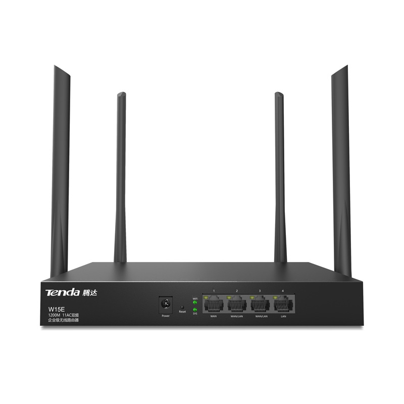 Bộ phát WIFI Tenda w15e ac1200Mps mạng doanh nghiệp 50 user - vùng phủ sóng 300m2 - nhập khẩu