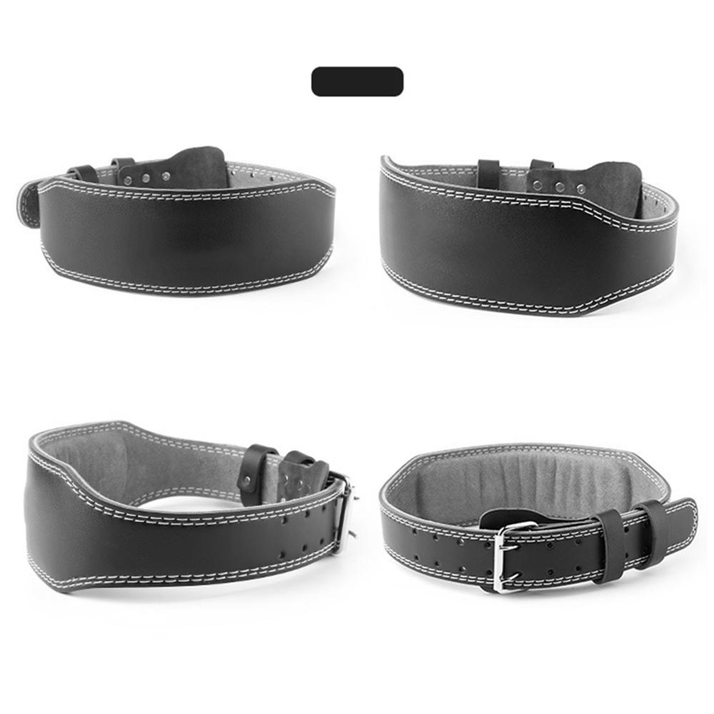 Wide Weightlifting Belt Bodybuilding Fitness Belts Barbell Powerlifting Training Waist Protector Leather Waist Support