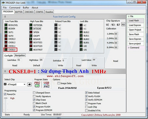 MẠCH NẠP ISP 89/AVR