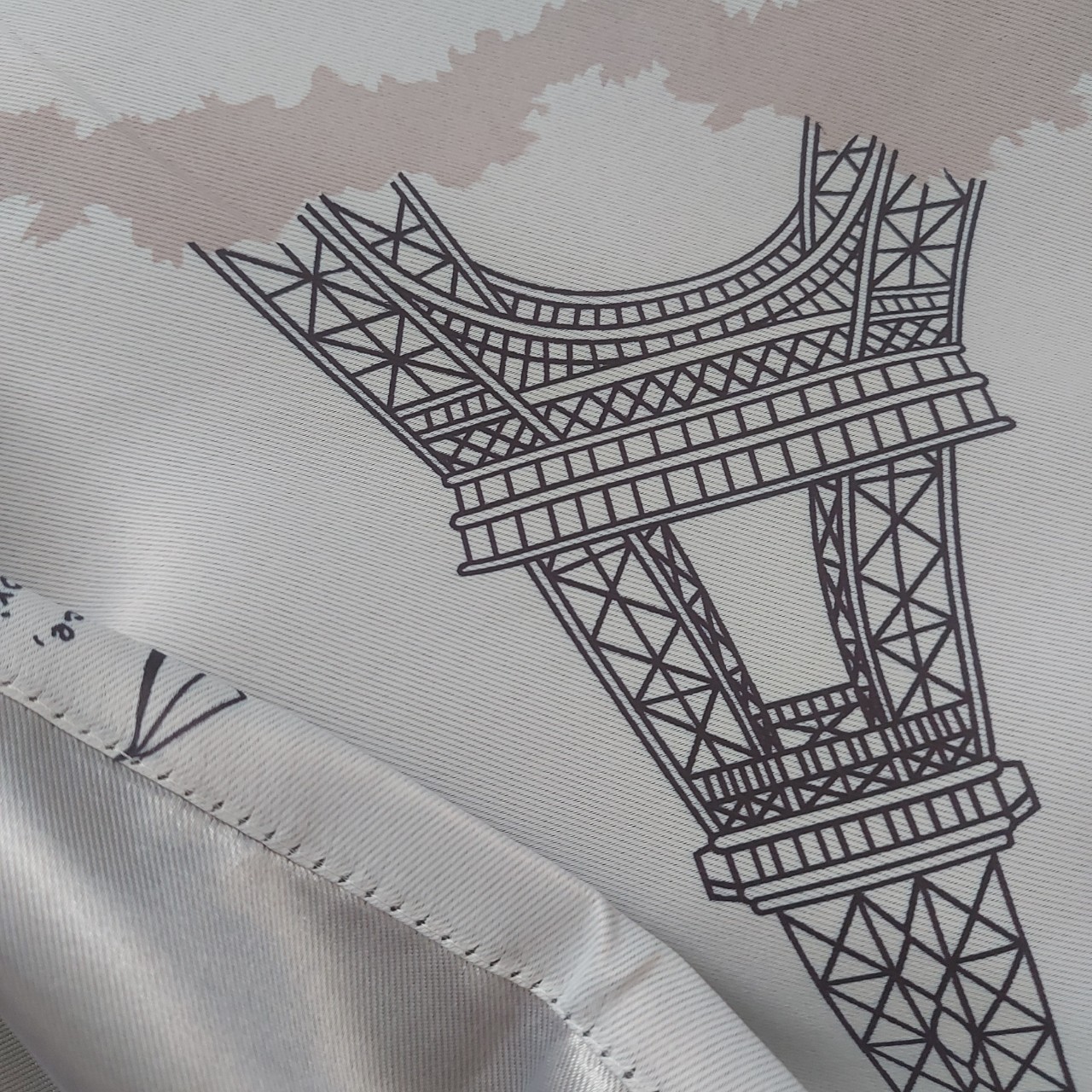 RÈM CỬA PARIS XÁM SIZE 3M NGANG X 2M CAO