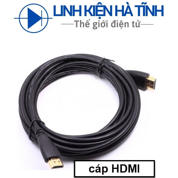 CÁP HDMI DÂY TRÒN ĐEN TRƠN 3M