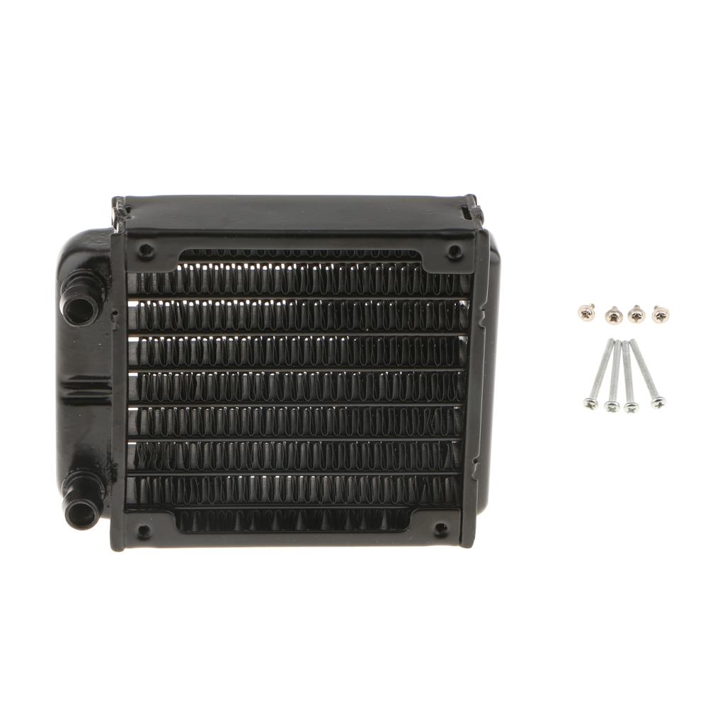 2Pcs Aluminum Computer Radiator 8 Pipe 80mm Cooling For CPU Led Heatsink