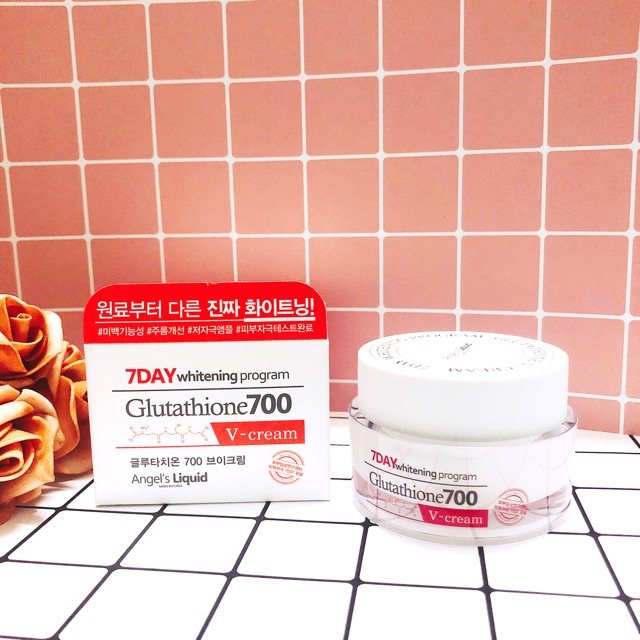 Bộ Sản Phẩm Dưỡng Da Trắng Sáng 7DAY Whitening Program Glutathione 700V ( Toner Serum Cream )