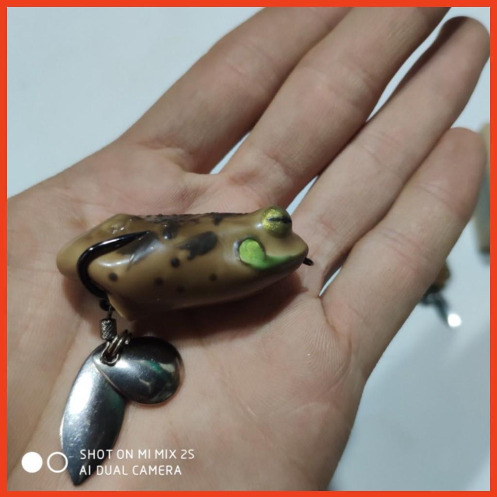 Mồi Lure Nhái Giả Câu Cá Lóc Hiệu Quả Frog Toon V4