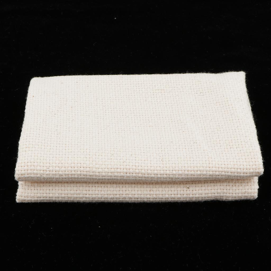 Cotton Ak Vải Aida để Thêu / Móc Thảm / đấm Needling