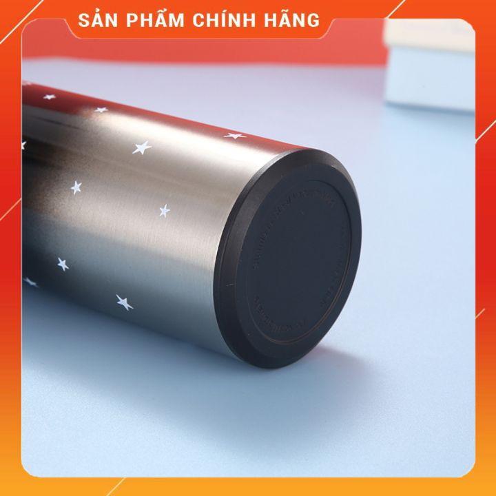 Bình giữ nhiệt thông minh hiển thị nhiệt độ, cốc đựng nước 500ml inox 304 nhiều màu sắc
