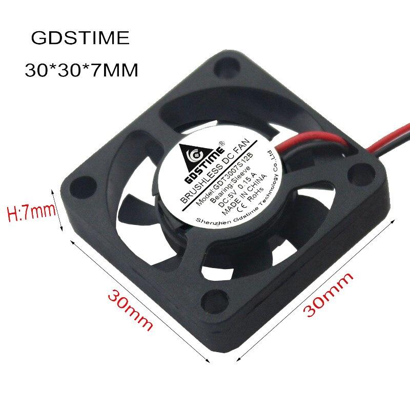 1 Quạt Tản Nhiệt Tốc Độ Cao 3007 30mm 3cm 30mm X 7mm Dc 5v 2pin Cho Laptop 3d