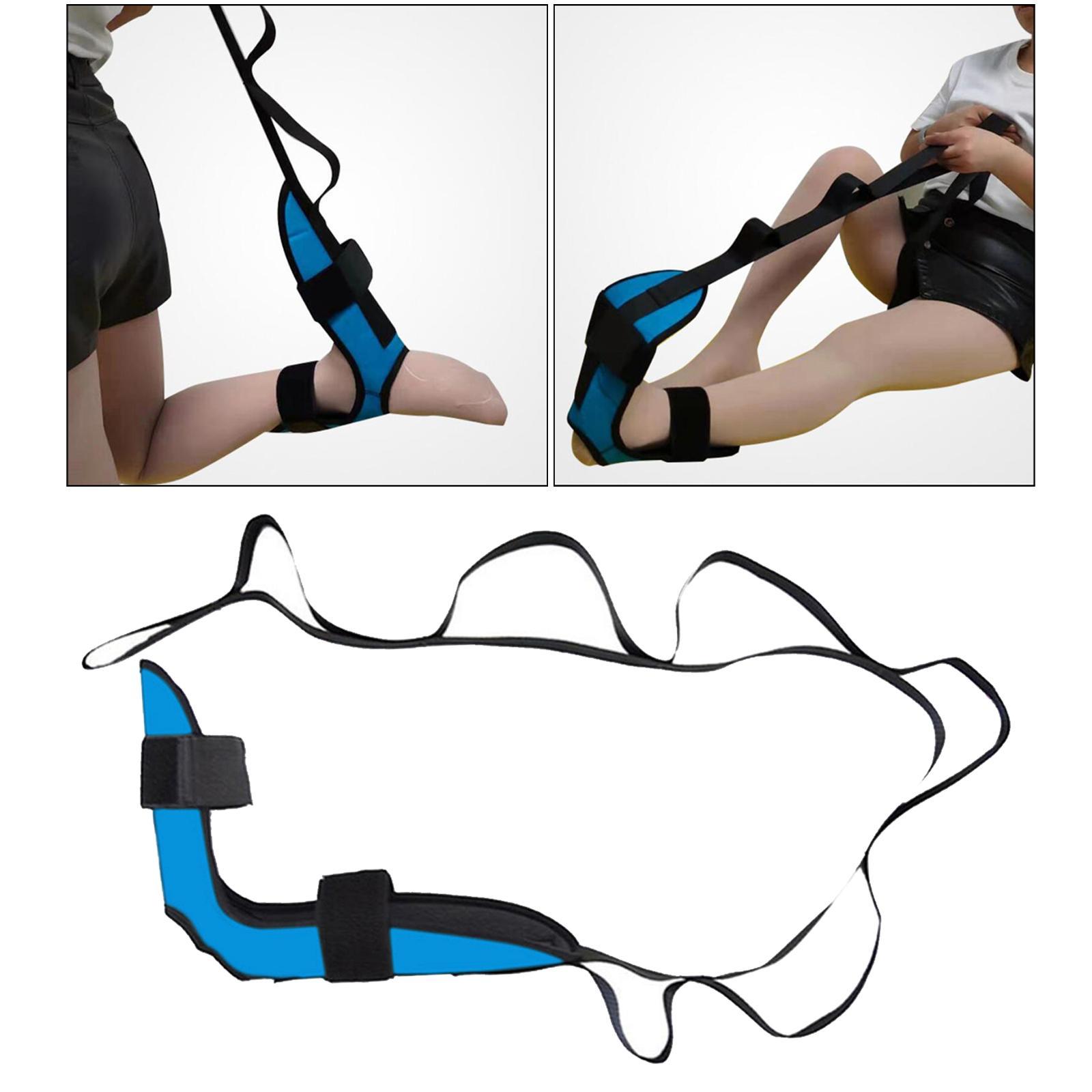 Yoga Stretching Strap Calf Leg Stretcher Tendonitis Band for Exercise.