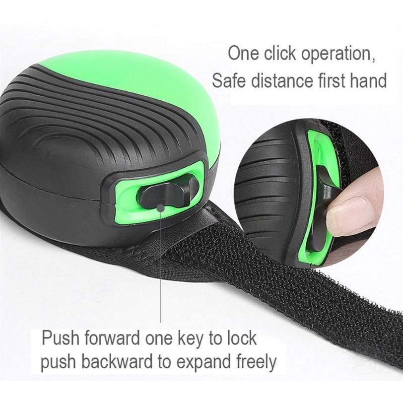 Đồng hồ đeo tay co giản dẫn chó đi dạo có thể thu vào PET LEASH