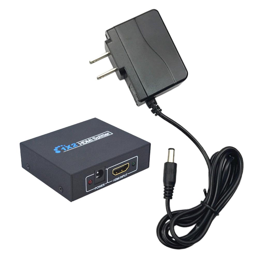 HDMI Splitter Video Distributor Cable 1080P Full HD Powered Converter For TV