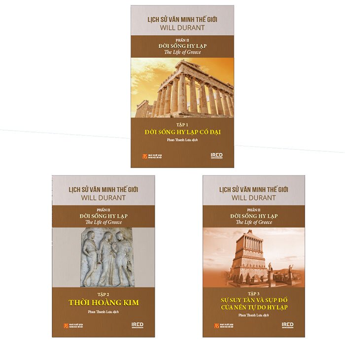 Đời sống Hy Lạp - Bộ 3 tập bìa cứng