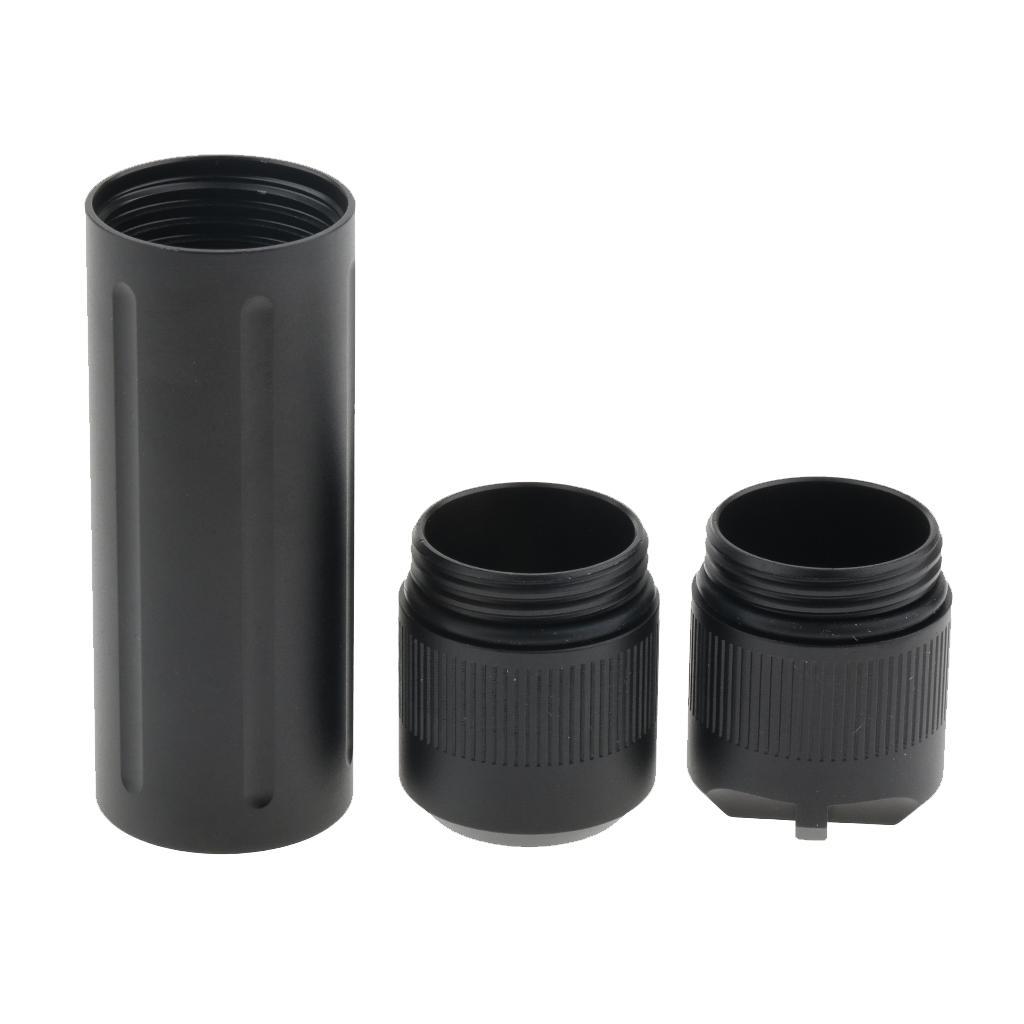 Outdoor Survival Aluminium Case Waterproof Capsule Sealed