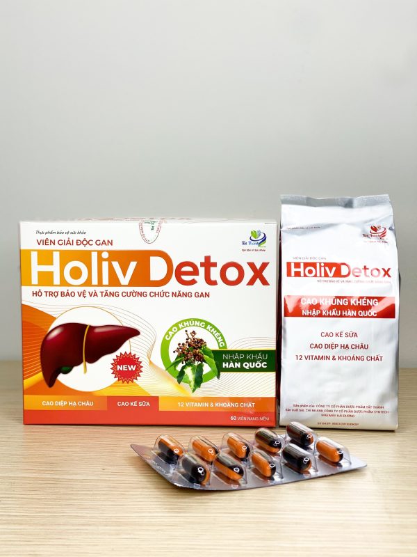 TPBVSK Viên Giải độc gan Holiv Detox