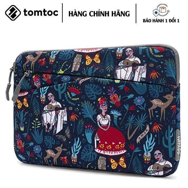 TÚI CHỐNG SỐC TOMTOC (USA) STYLE CHO MACBOOK 14″, AIR/RETINA 13” DAZZLING BLUE A18-C016 bảo vệ hoàn hảo chống va đập- HÀNG CHÍNH HÃNG