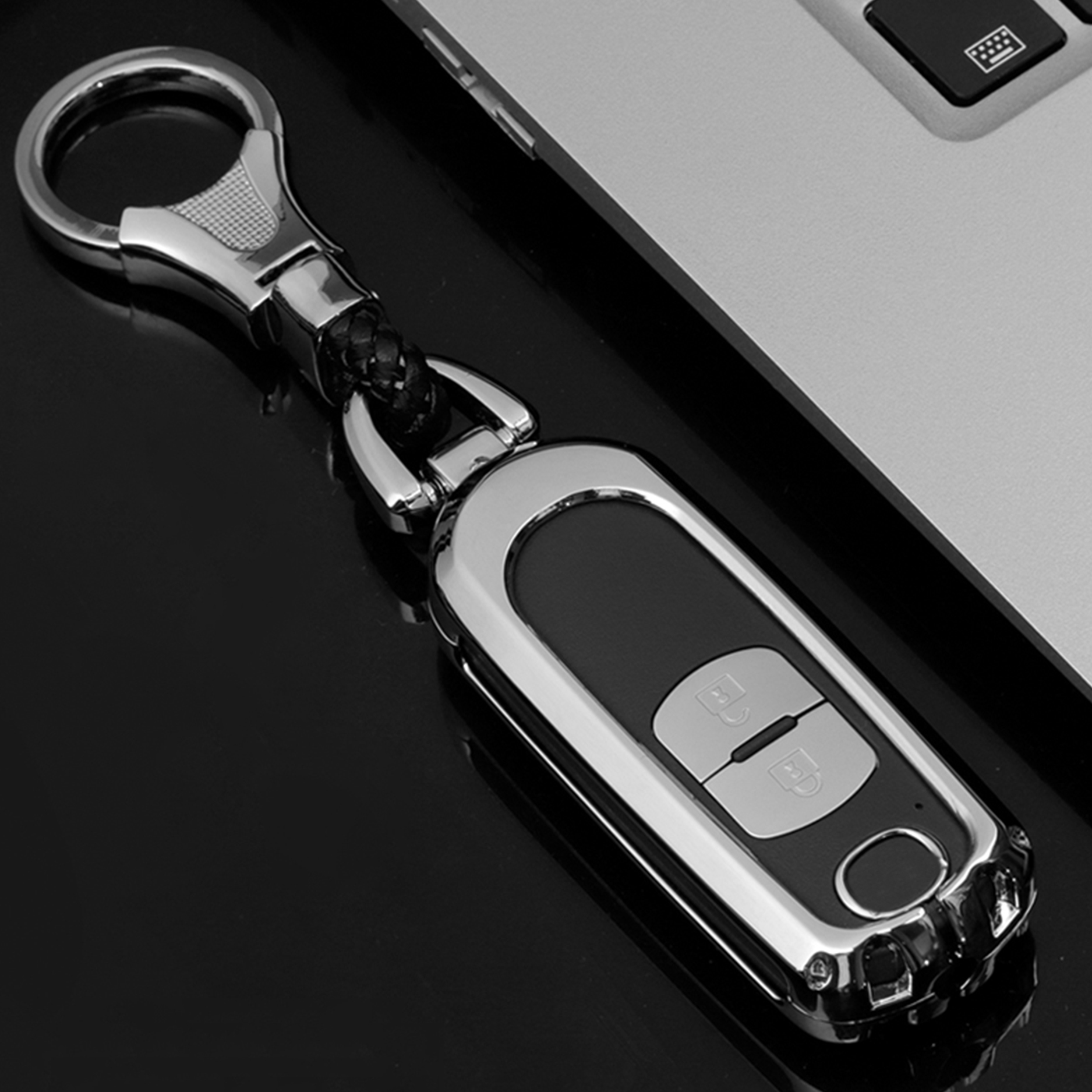 Ốp chìa khóa mazda, 3, 2, 6, cx5, cx8 chất liệu metal cao cấp, bảo vệ smartkey tuyệt đối, kiểu dáng sang trọng và hiện đại