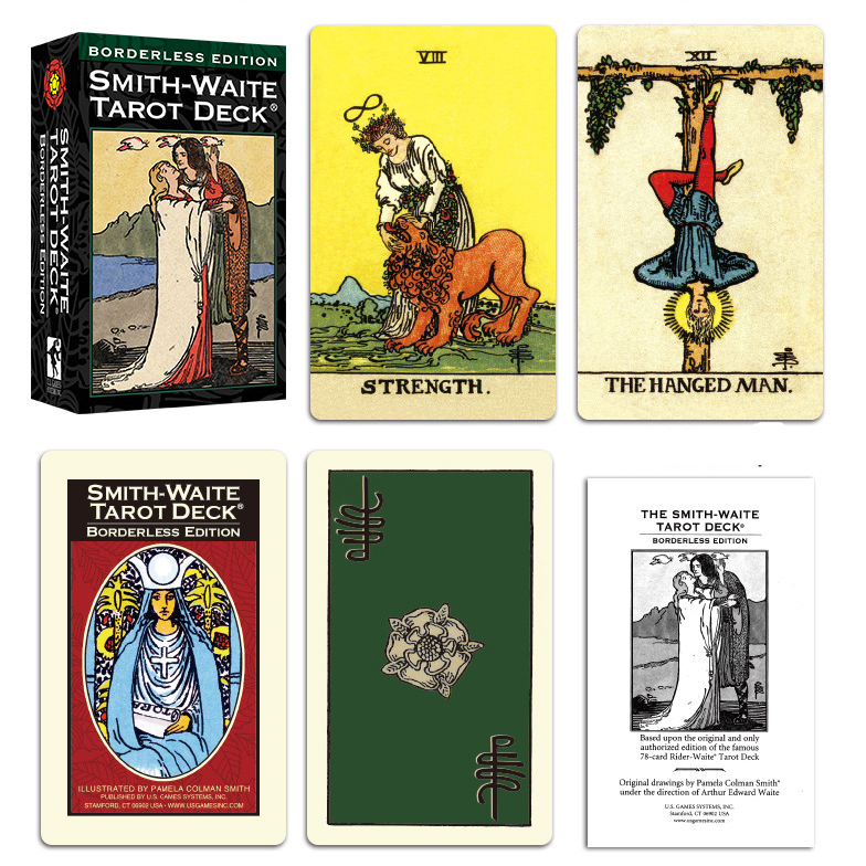 Bộ Bài Bói Smith Waite Tarot – Borderless Edition Cao Cấp