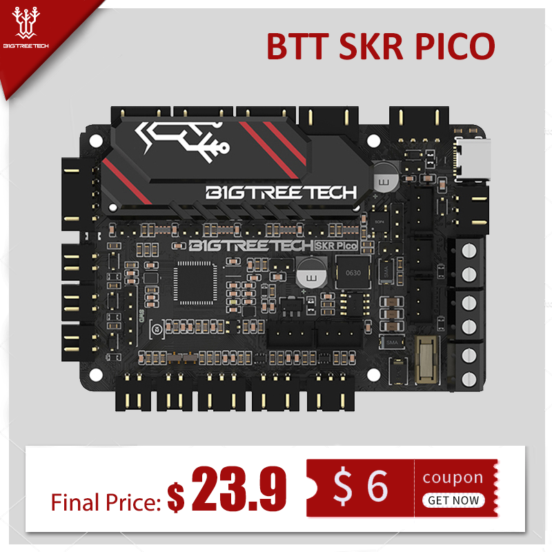 BIGTREETECH BTT SKR PICO V1.0 Bo Mạch Chủ Trên Tàu TMC2209 UART MURATA Tụ Điện Cho Raspberry Pi VORON V0.1 3D Máy In Phần