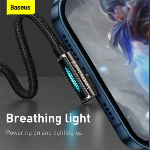 Cáp sạc Baseus iPhone 20W đầu gập Baseus Legend Series Elbow Fast Charging Data Cable Type C to IP PD 20W - Hàng chính hãng